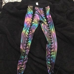 Club exx rave corset leggings